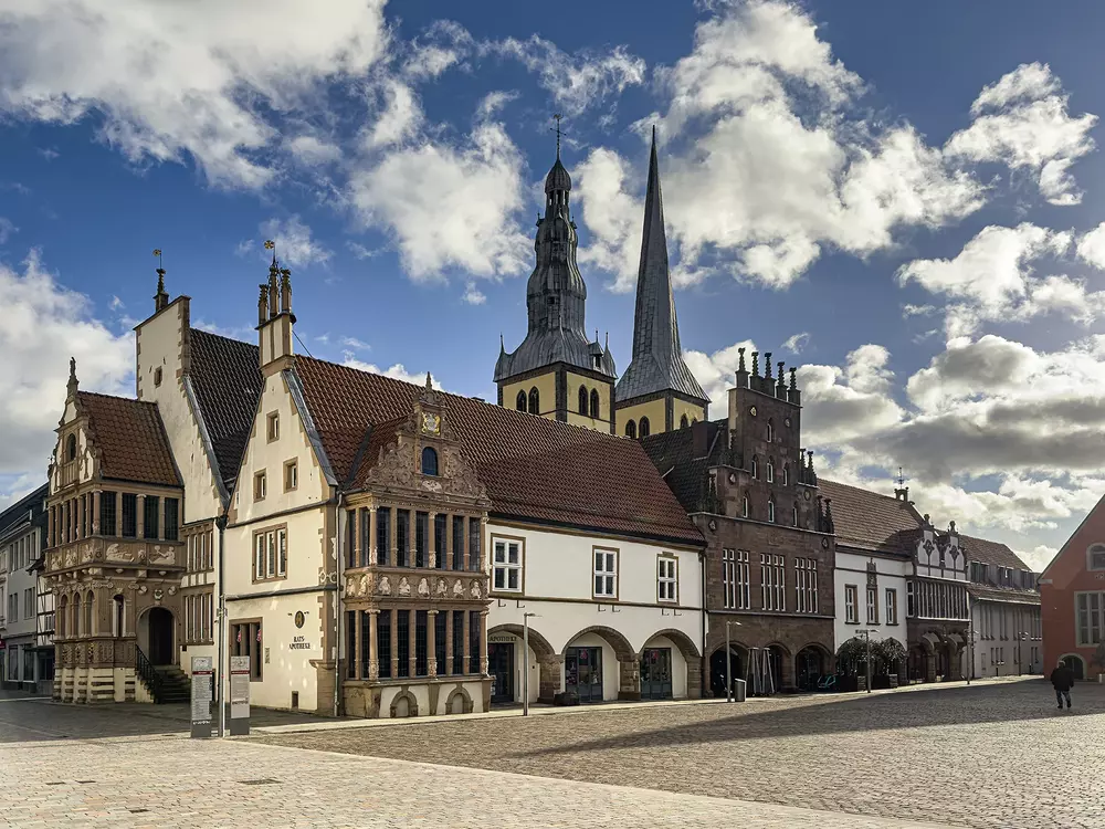 Das historische Rathaus von Lemgo.