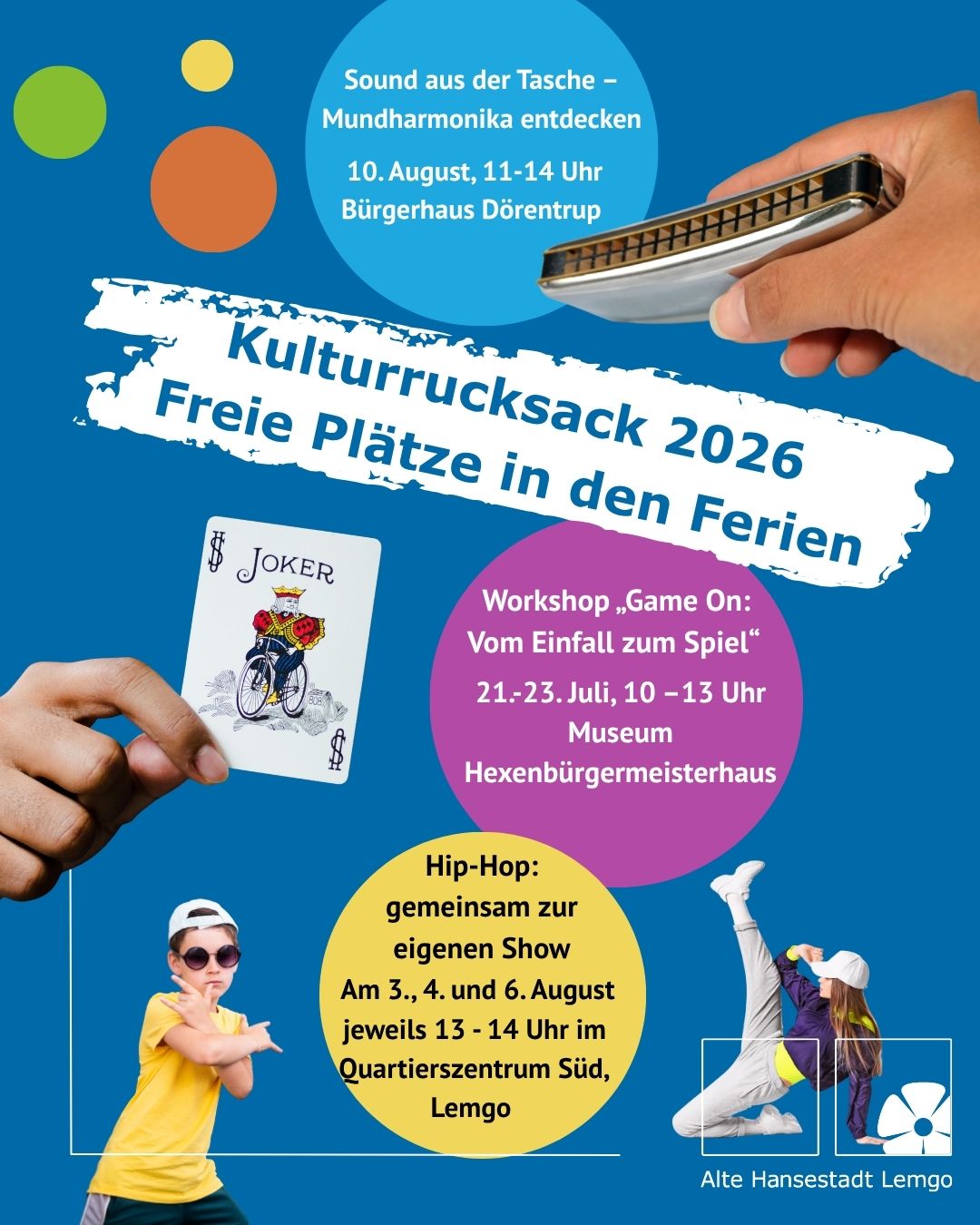 Grafik mit den freien Kursangeboten